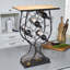 12 Bottle Console Wine Bottle Rack Black