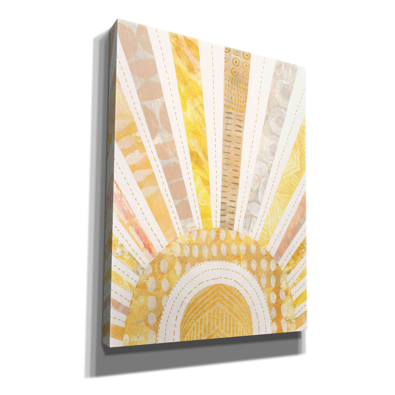 Impression sur toile Kaytor Boho Sunshine I par Courtney Prahl, H 16 po x l 12 po x P 0,75 po