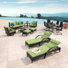 Kechia 16 Piece Complete Patio Set With Sunbrella Cushion Covers