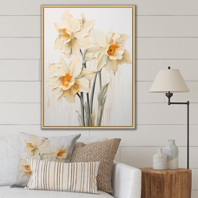 Minimalisme - jonquilles beige - jonquilles