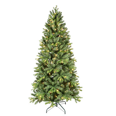 Pencil 9' Pre-Lit Spruce Christmas Tree