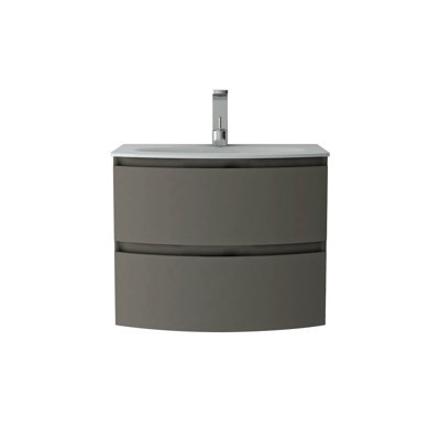 Base de meuble-lavabo simple mural 27,2 po Aigneis