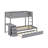 Twin Over Twin Bunk Bed With Trundle And Desk-339220254