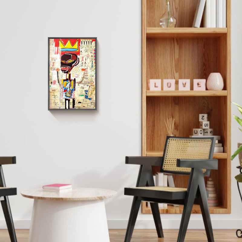 «Graffiti Art» sur toile, Noir, H 23,75 po x l 15,75 po x P 1,34 po