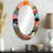 Pellie Pink Blue Minimalims Explosion - Minimalism Mirror, Modern Decorative Wall Mirror, Printed Metal Art-230047763-230047767