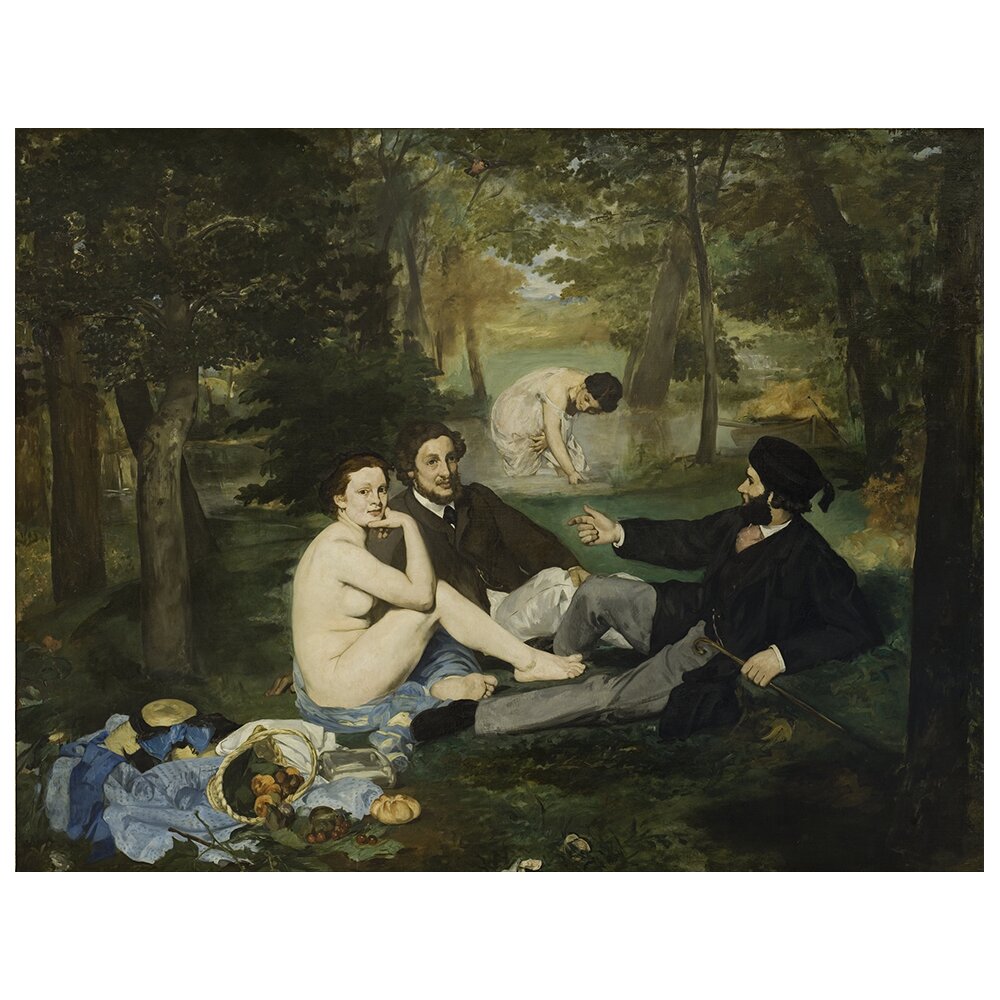 Leinwandbild Das Frühstück im Grünen von Edouard Manet