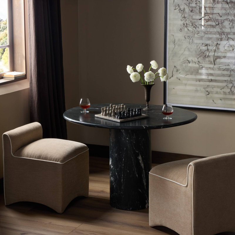 Oric Oval Marble Dining Table