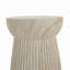 Outdoor Travertine Concrete Side Table
