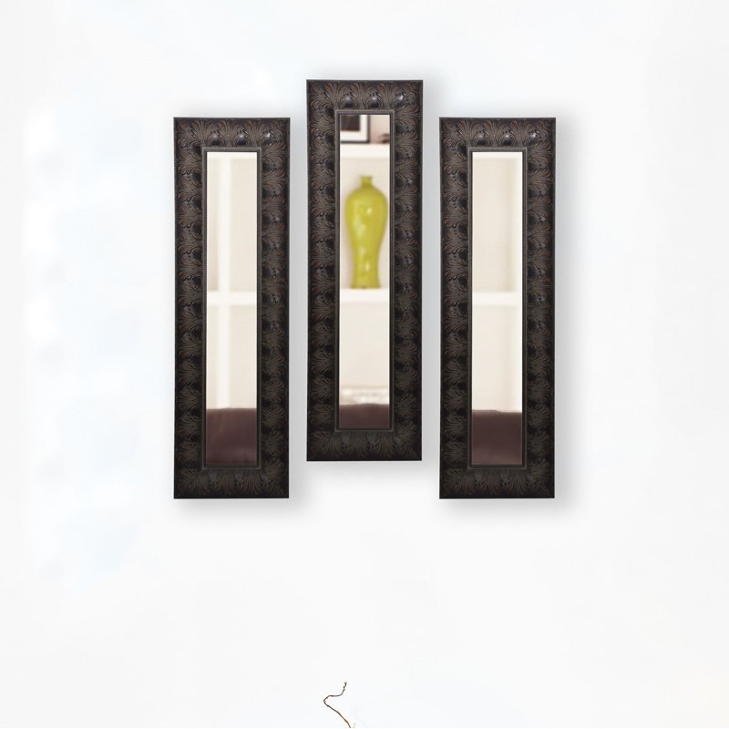 Astoria Grand Derrell Wood Wall Mirror - Thumbnail 2