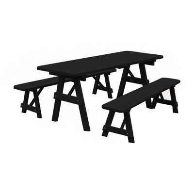 Patio Dining Set with Rectangular Table