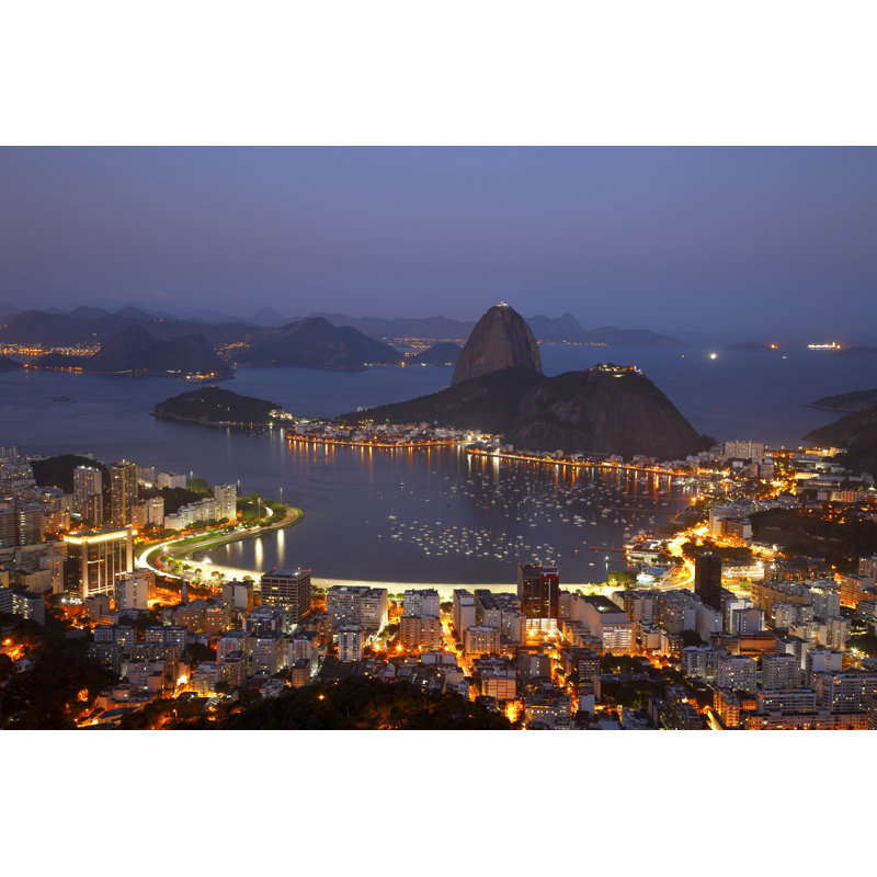Rio De Janeiro City by Brasil2 - Wrapped Canvas Print, 30cm H x 46cm W x 3.8cm D