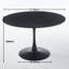 47,2 pouces table à manger ronde, table de bureau, table basse