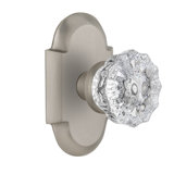 Cottage Plate with Crystal Door Knob