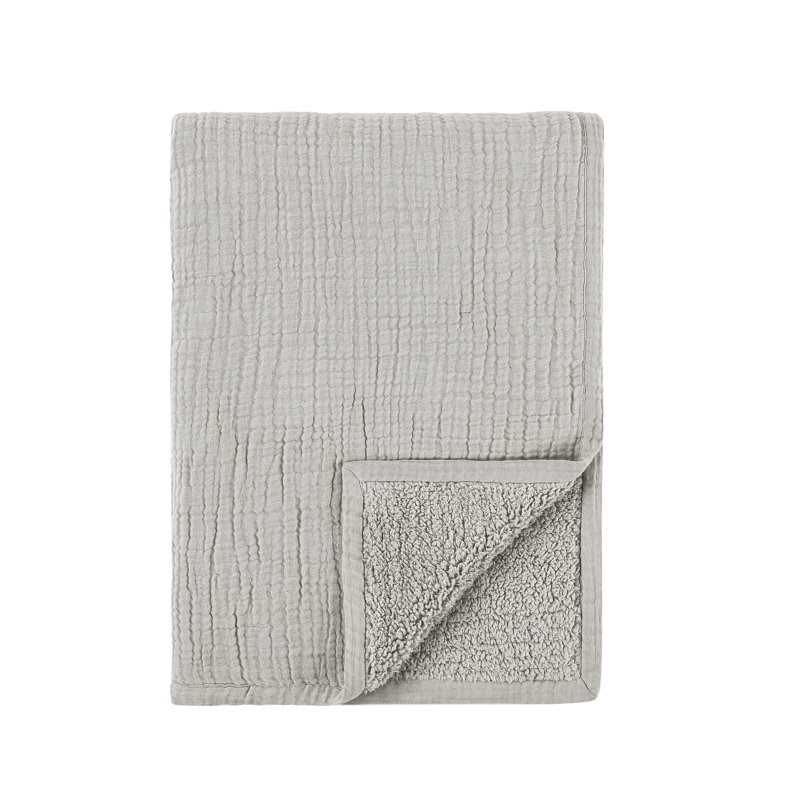 Tc Cotton Linen Blend 50"x70" Throw Blanket