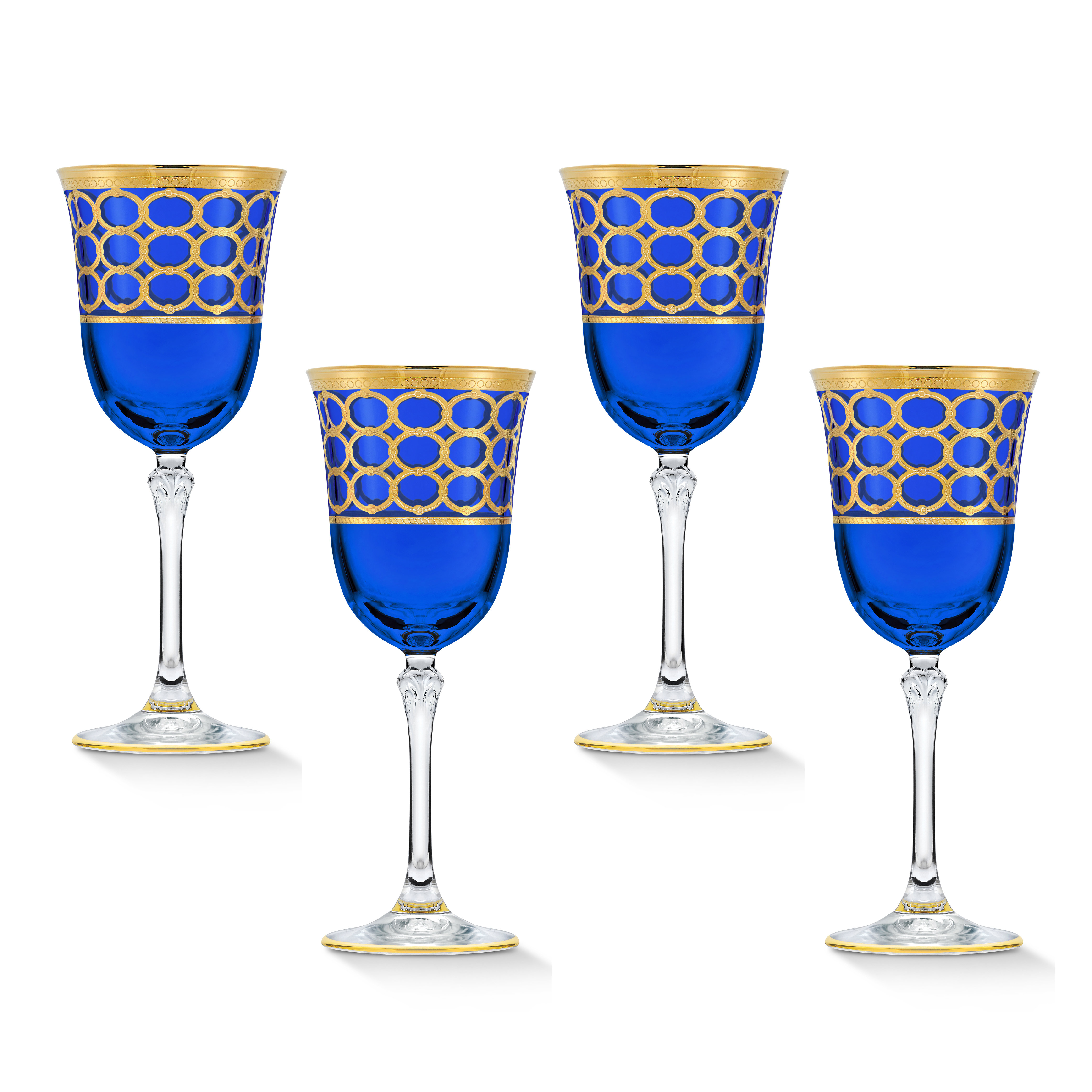 Lorren Home Trends 4 Piece 9oz Glass Red Wine Glass Glassware Set lorren-home-trends-4-piece-9oz-glass-red-wine-glass-glassware-set
