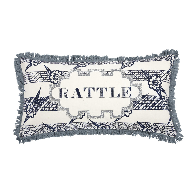 Rattle Tassels Reversible Pillow Cover