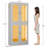 8-Tier Shoe Cabinet With LED Lighting And Adjustable Shelves-1871028593