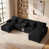Black Chenille