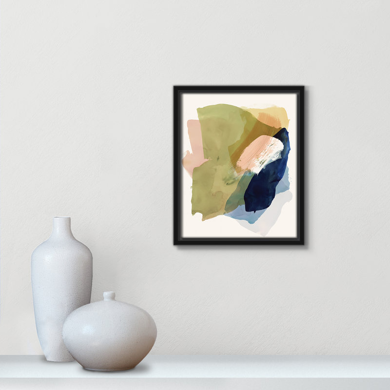 Brush and Whisper II Print by , 11.5" H x 9.5" W, Black Floater