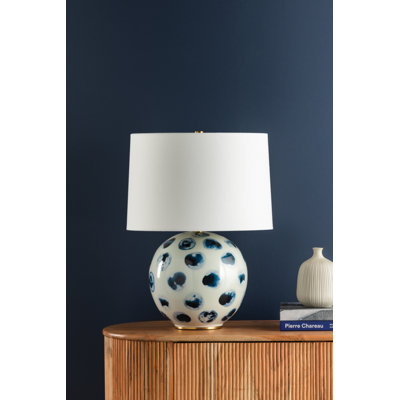 Blue Point Ceramic Table Lamp