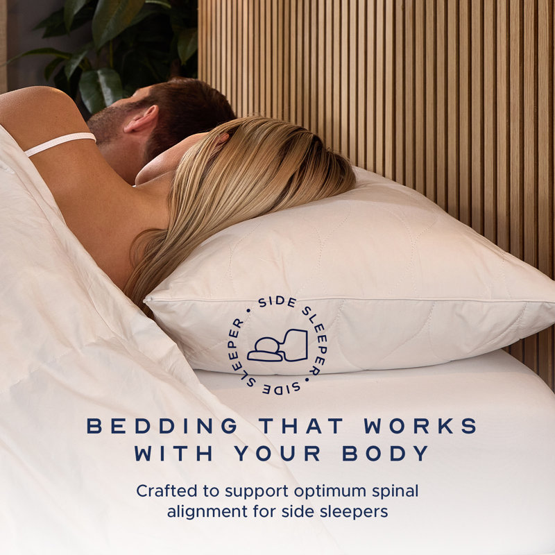 Snuggledown Luxurious Hotel Cotton Quilted Pillow – Premium Support & Five-Star Comfort