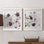 Améthyste Bouquet I - Ensemble de 2 peintures sur toile encadrées-857497050-857497048