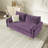 Bombalier 57.9'' Velvet Loveseat-1506206070