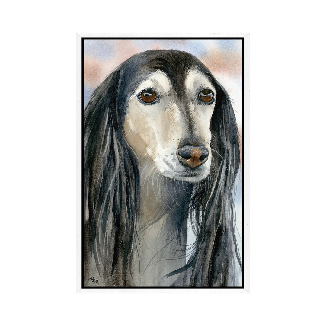 Gazelle Hound - Saluki Dog von Judith Stein - Galerie-umwickelte Leinwand Giclée auf Leinwand