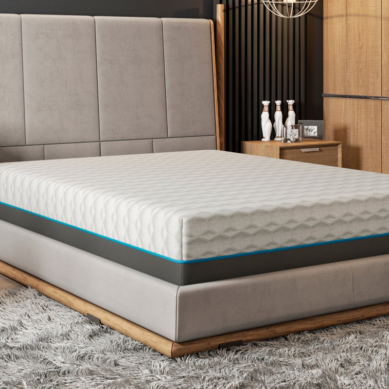Matelas en mousse viscoélastique 12 "Copper Lux, 12'', Lit double