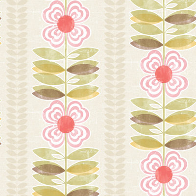 Simple Space II Non-Pasted Abstract and Chevron Wallpaper Roll