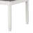 Dola Dining Table, Rustic White, Gray Wood, Rectangular 72 Inch Top