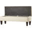 Banc de rangement rembourré Potrero-1447620910