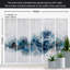 Murale abstraite pelez et collez - Vague bleue moderne-1214483399