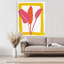 Toile New Oasis Warm Leaves, conception de Bronwyn Baker-748845041