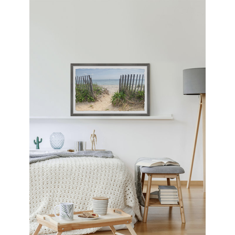 Beach Entrance - Single Picture Frame Painting, 20 cm H x 30 cm W
