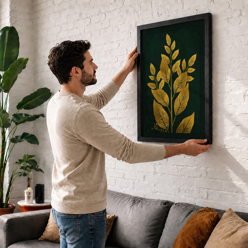 Gilded Botanica Botanical - Print, Oak, A4 - 29.7 x 21.0 cm