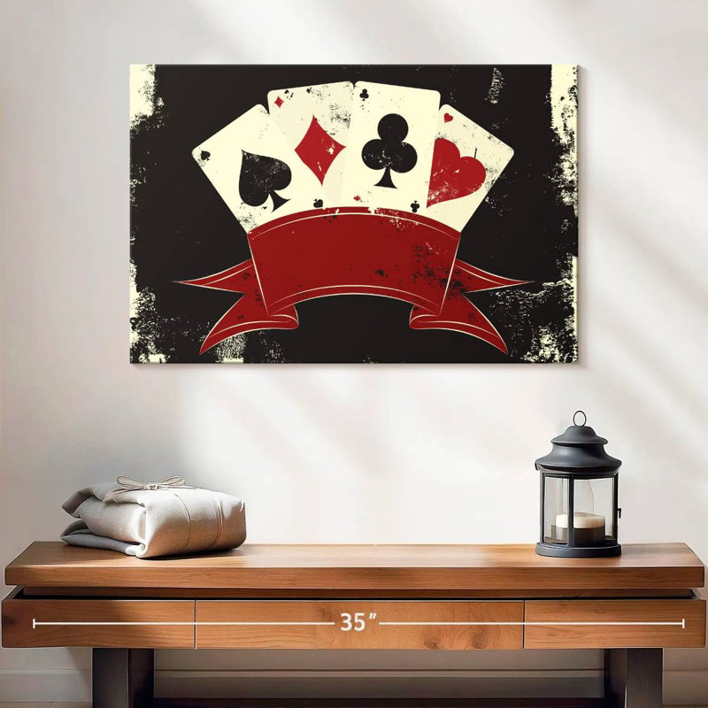 Emblème du casino de Senne, H 16 po x l 24 po