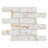 Calacatta Gold Subway 12 in. x 12 in. Matte Porcelain Mosaic Floor and Wall Tile