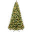 Arbre artificiel de 9 pi pour Noël, 650 lumières ultralégères, pointes épaisses de 1930, conception à dépliage automatique, arbre de base stable, éclairage, caractéristique de branche pleine, support robuste-270173199