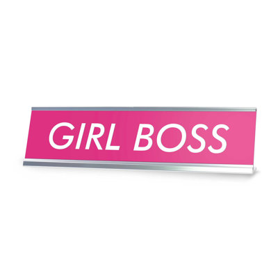 Enseigne fantaisie «Girl Boss»