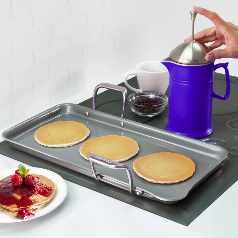 Chantal Stainless Steel Tri-Ply Griddle with Ceramic Coating