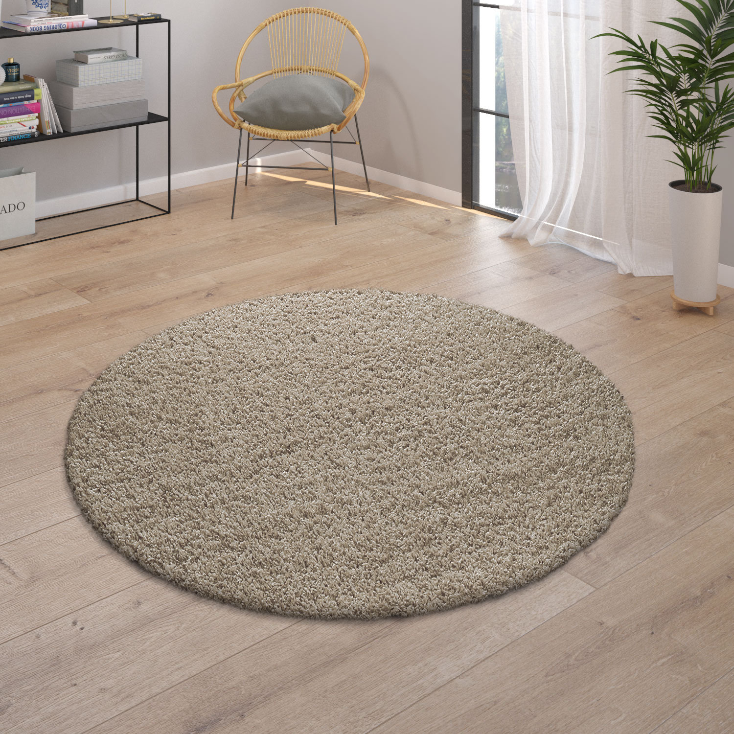 Behg Designs Rug Ebern Designs Alaga Shag Beige Area Rug & Reviews | Wayfair