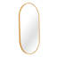 Miroir ovale en métal 20 po x 28 po
