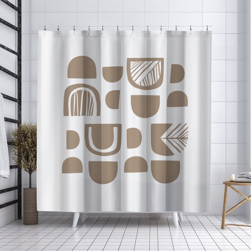 Rideau de douche Coco, Beige