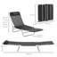 Oddvin 182cm Long Reclining Double Sun Lounger