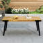 Table de salle à manger en bois pour 6 adultes