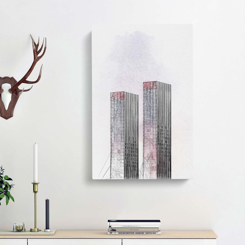 Sketching the Architecture Vol.27 - Wrapped Canvas Drawing - Wrapped Canvas, 91cm H x 60cm W x 3cm D