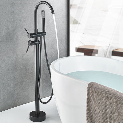 Karila 2 Handle Bathroom Waterfall Faucet Bath Filler with Diverter