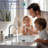 8 Inch 2 Handle Bathroom Sink Faucet With 360 Swivel Spout, Lead - , And Easy Installation For Rv Washroom Pop Up Drain, Swivel, Design-121617496