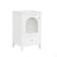 Meuble-lavabo de 20 po avec lavabo, armoire de salle de bain avec porte en verre à fermeture douce, tiroir-790740790